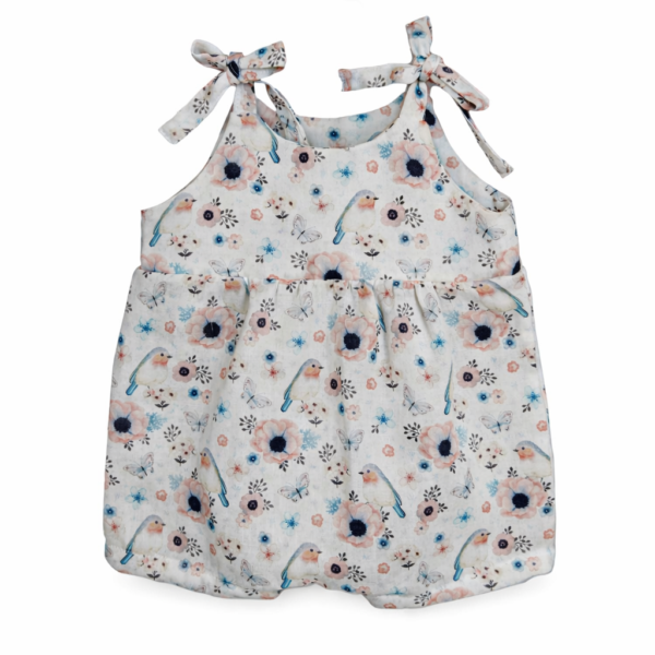 Rotkehlchen und Blumen