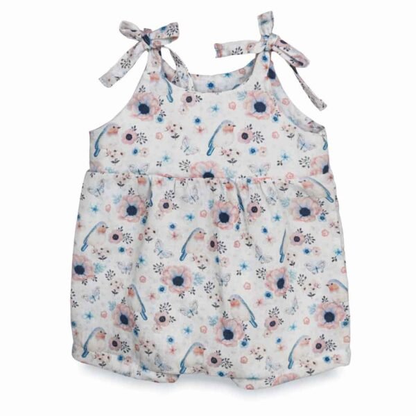 Rotkehlchen und Blumen