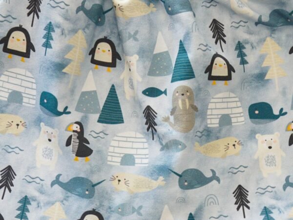 Pinguin und Eisbär