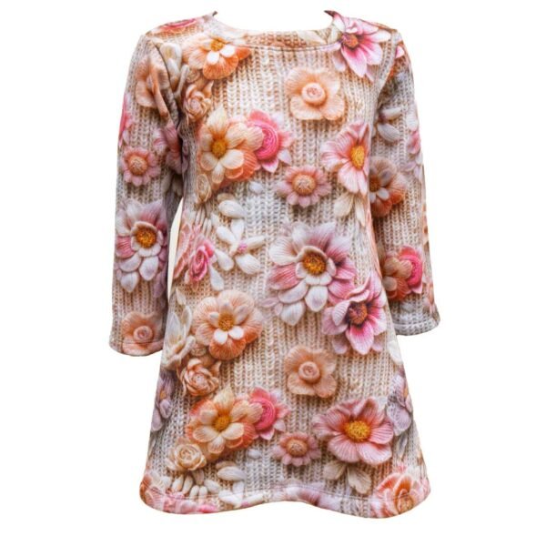 Blumiges Strickmuster