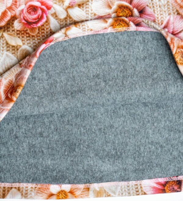 Blumiges Strickmuster