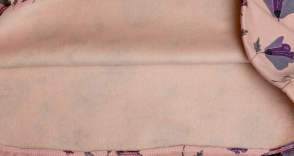 Alpenfleece Kleid / Tunika mit Blumenmotiv