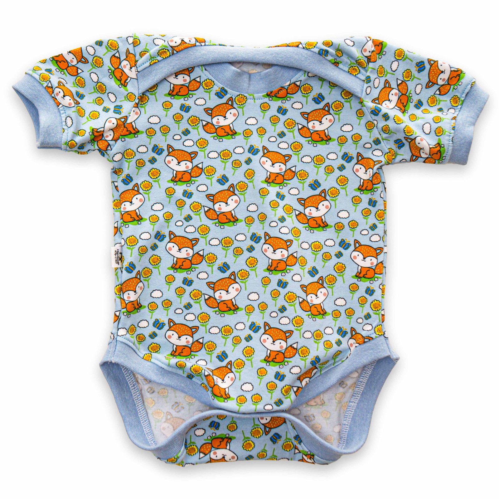 Babybody mit Füchsen