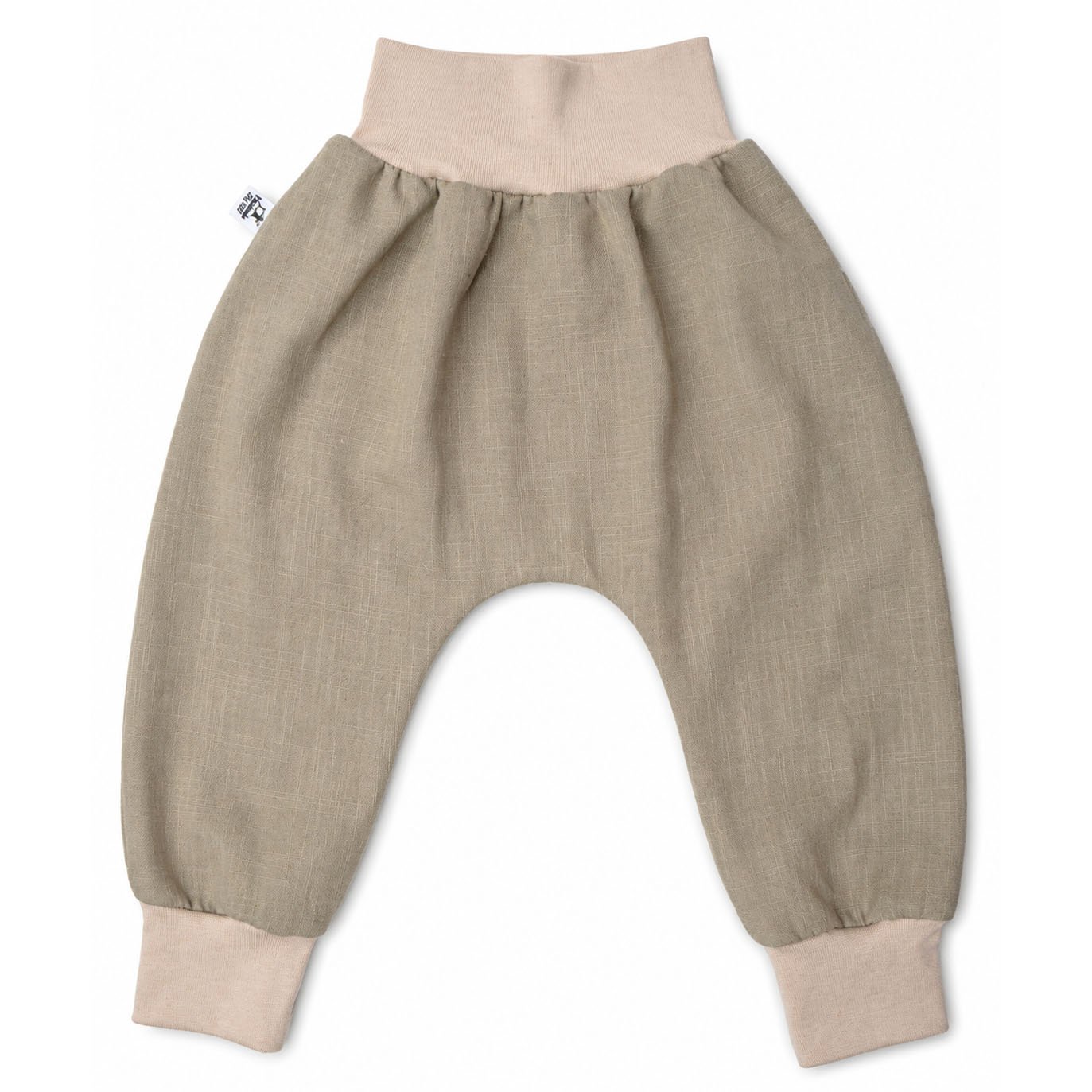 Pumphose aus Double Slub Musselin Sorea – camel